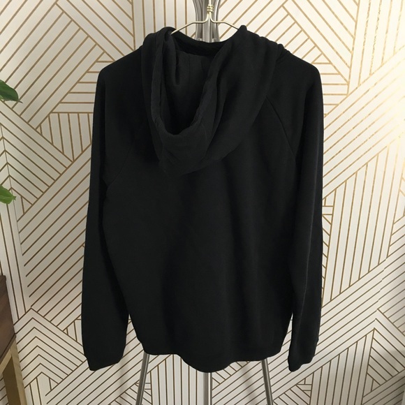 Nike Black Fleece Funnel Neck Hoodie - Picture 7 of 7